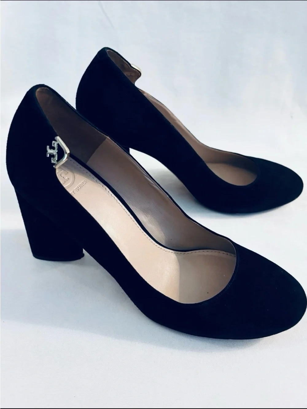 TORY BURCH ELIZABETH Block Heel Pumps